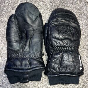 Reusch leather mittens -30 vguc